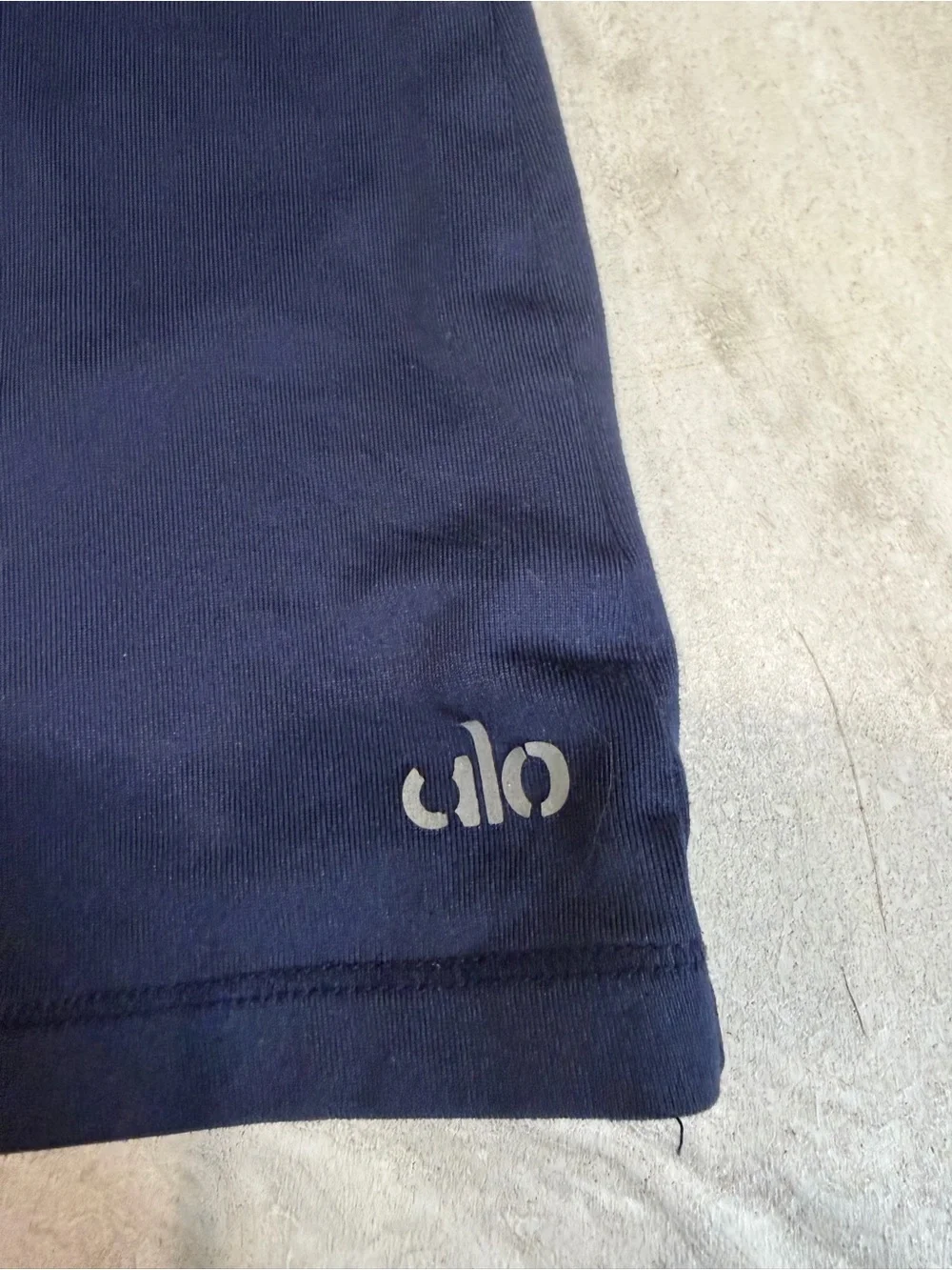 ALO Yoga Navy Racerback V-Neck Tank